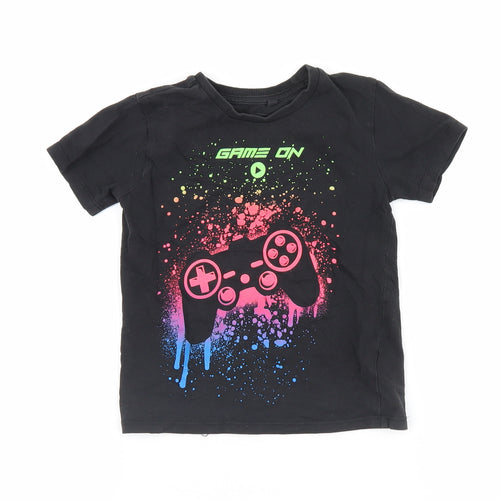 NEXT Boys Black   Basic T-Shirt Size 2XS