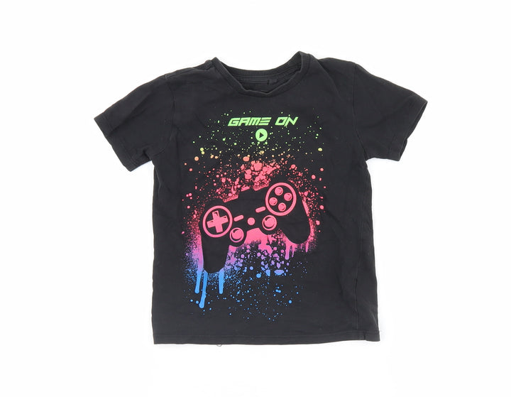 NEXT Boys Black   Basic T-Shirt Size 2XS