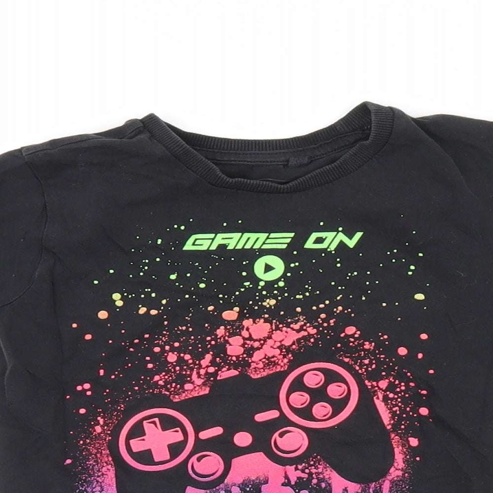 NEXT Boys Black   Basic T-Shirt Size 2XS