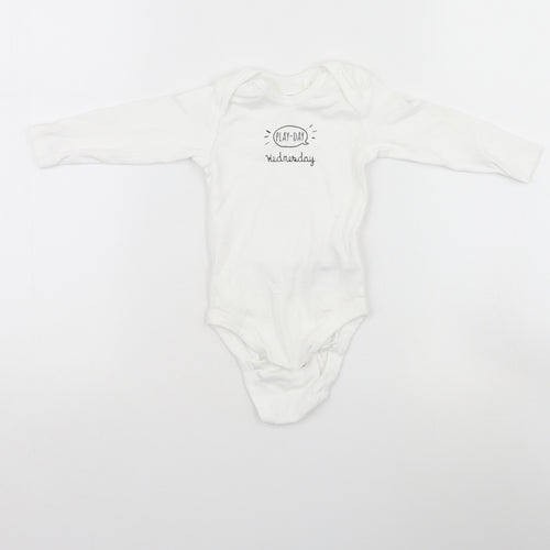 IUPILU Baby White   Babygrow One-Piece Size 3-6 Months