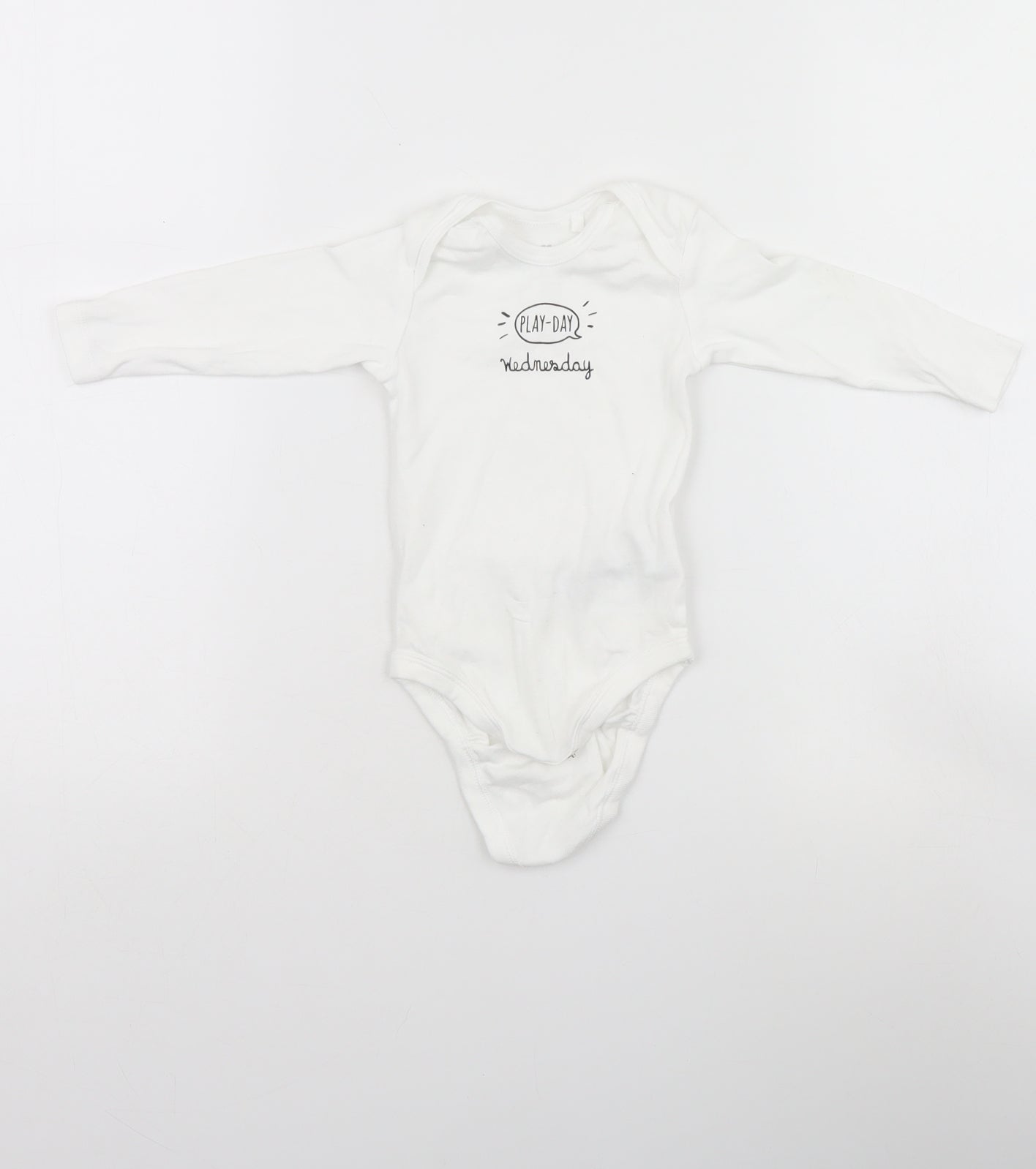 IUPILU Baby White   Babygrow One-Piece Size 3-6 Months
