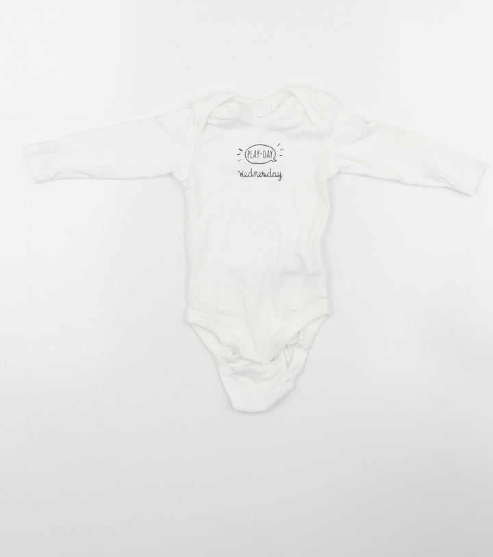 IUPILU Baby White   Babygrow One-Piece Size 3-6 Months