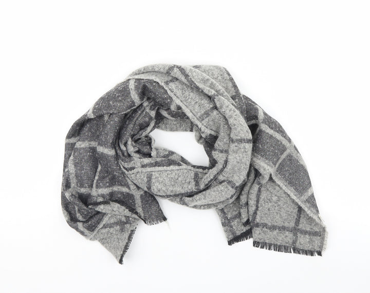 Preworn Womens Grey Check   Scarf