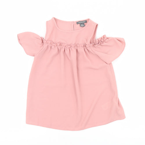 Primark Girls Pink   Basic Blouse Size 9-10 Years