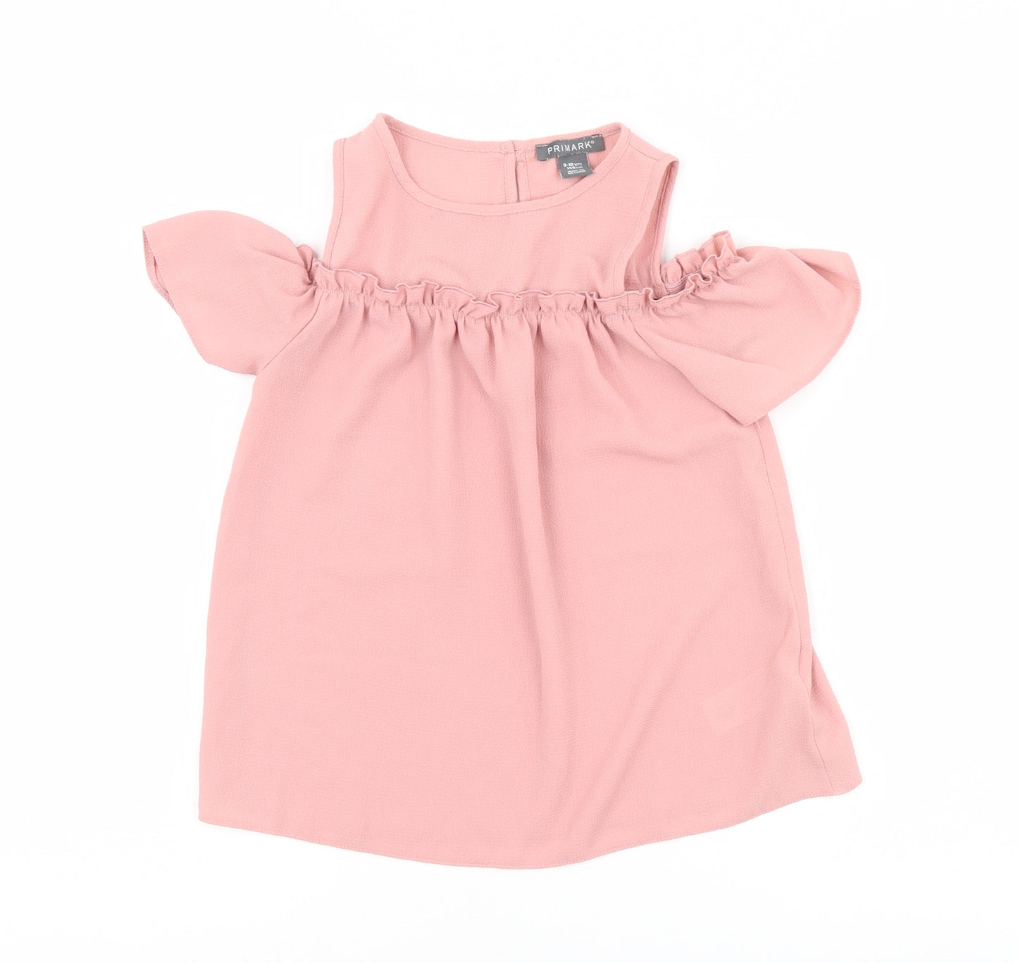 Primark Girls Pink   Basic Blouse Size 9-10 Years