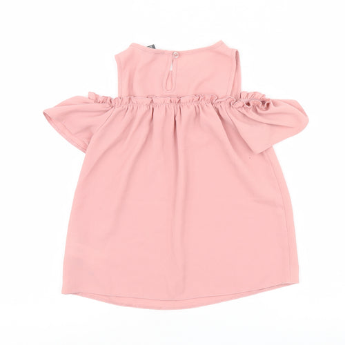 Primark Girls Pink   Basic Blouse Size 9-10 Years