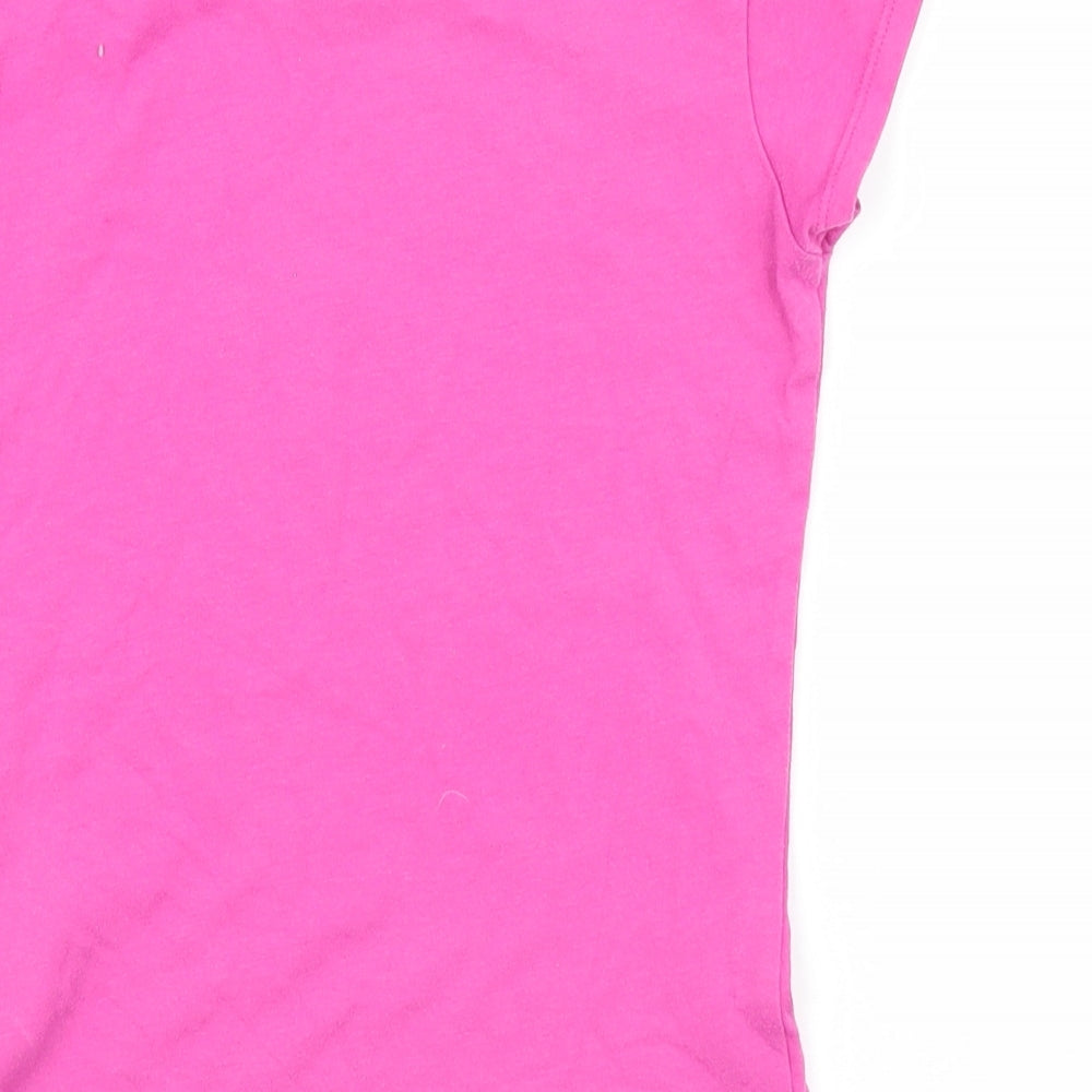Converse Girls Pink   Basic T-Shirt Size 9-10 Years