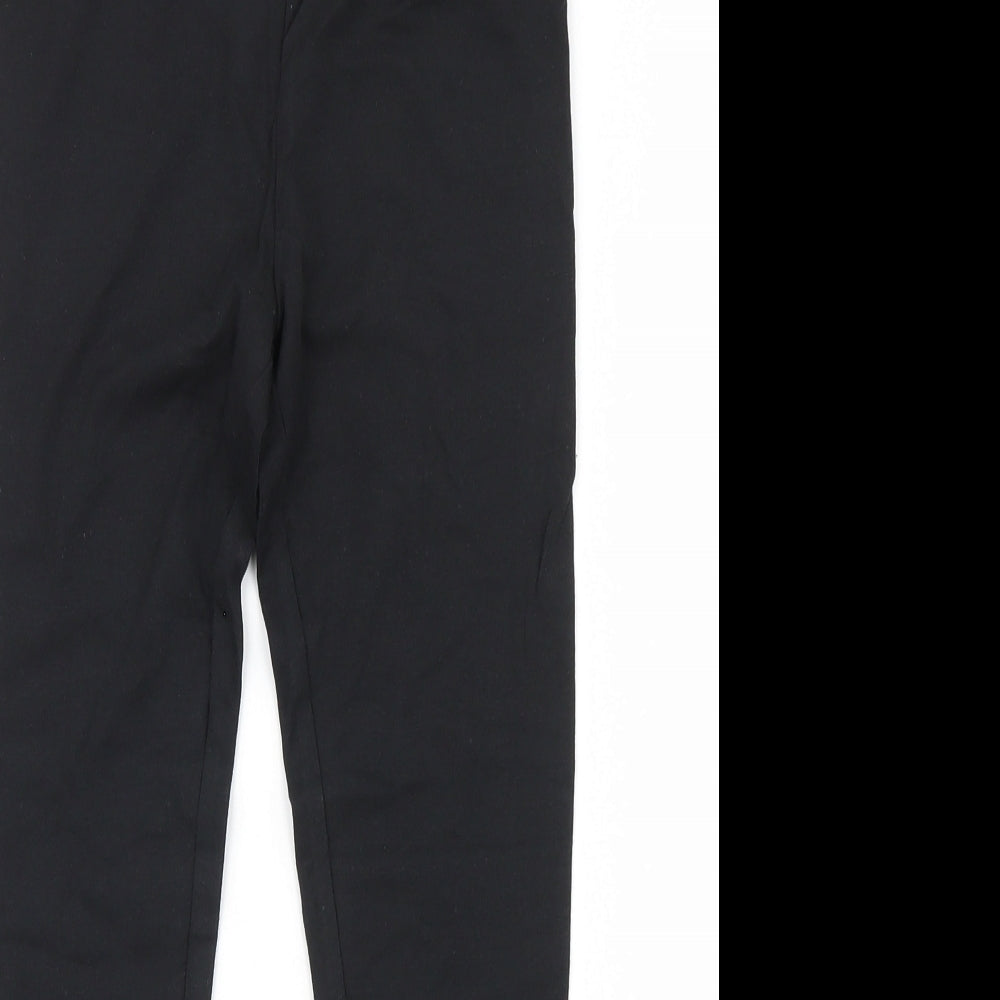 pep & co Girls Black   Jegging Trousers Size 8-9 Years