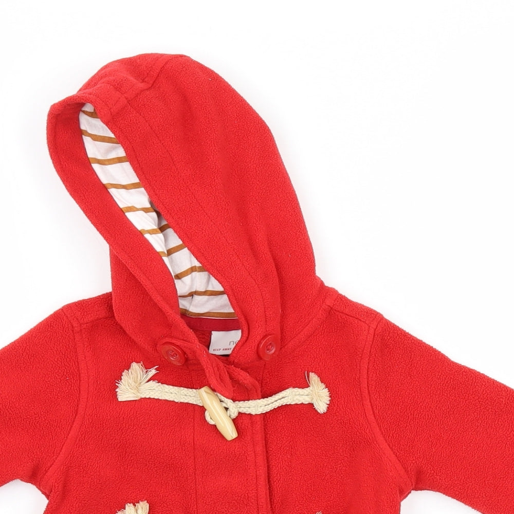 NEXT Girls Red   Jacket Coat Size 9-12 Months