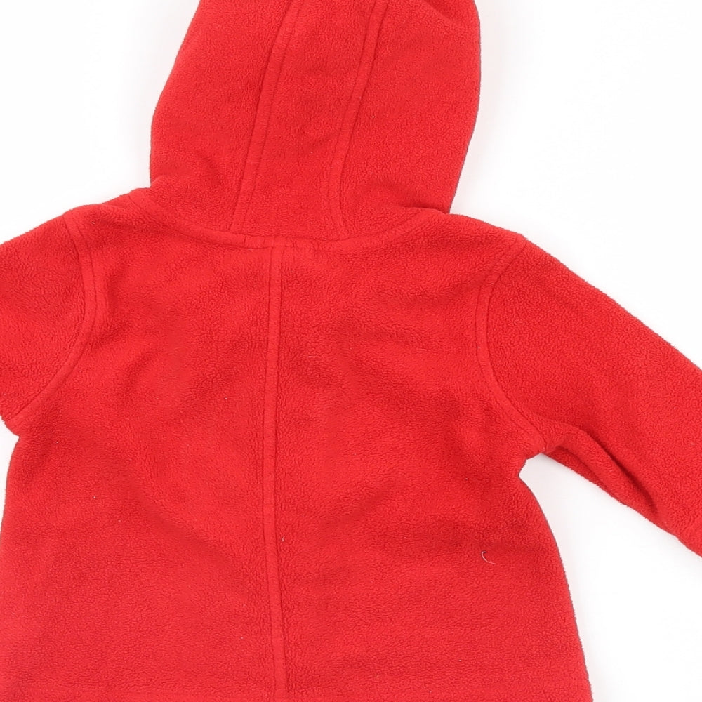 NEXT Girls Red   Jacket Coat Size 9-12 Months