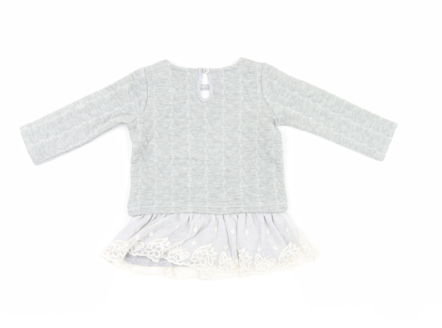 F&F Girls Grey   Basic Casual Size 6-9 Months
