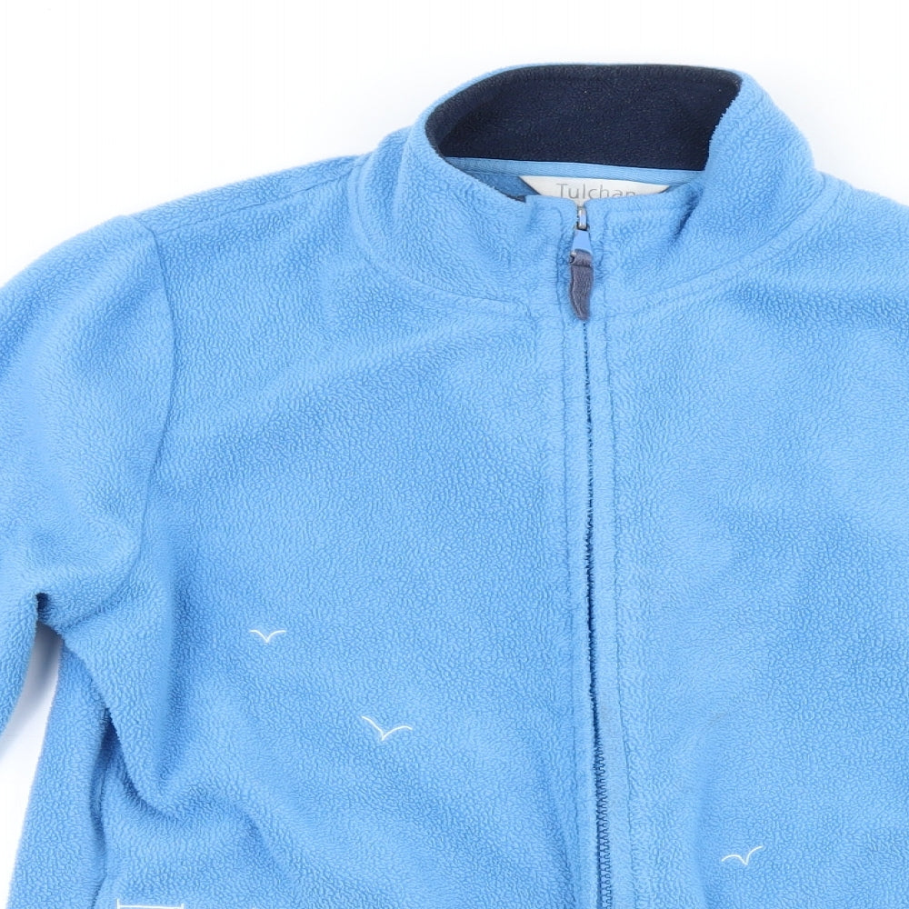 Tulchan Womens Blue  Fleece Full Zip Jumper Size L