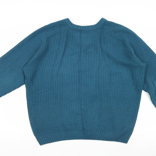 PG Field Mens Blue   Henley Jumper Size XL
