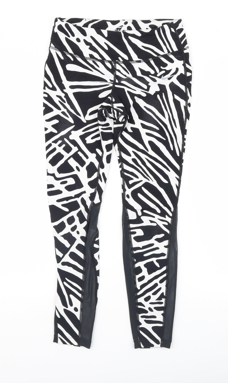 Nike Womens Ivory Animal Print  Compression Leggings Size L