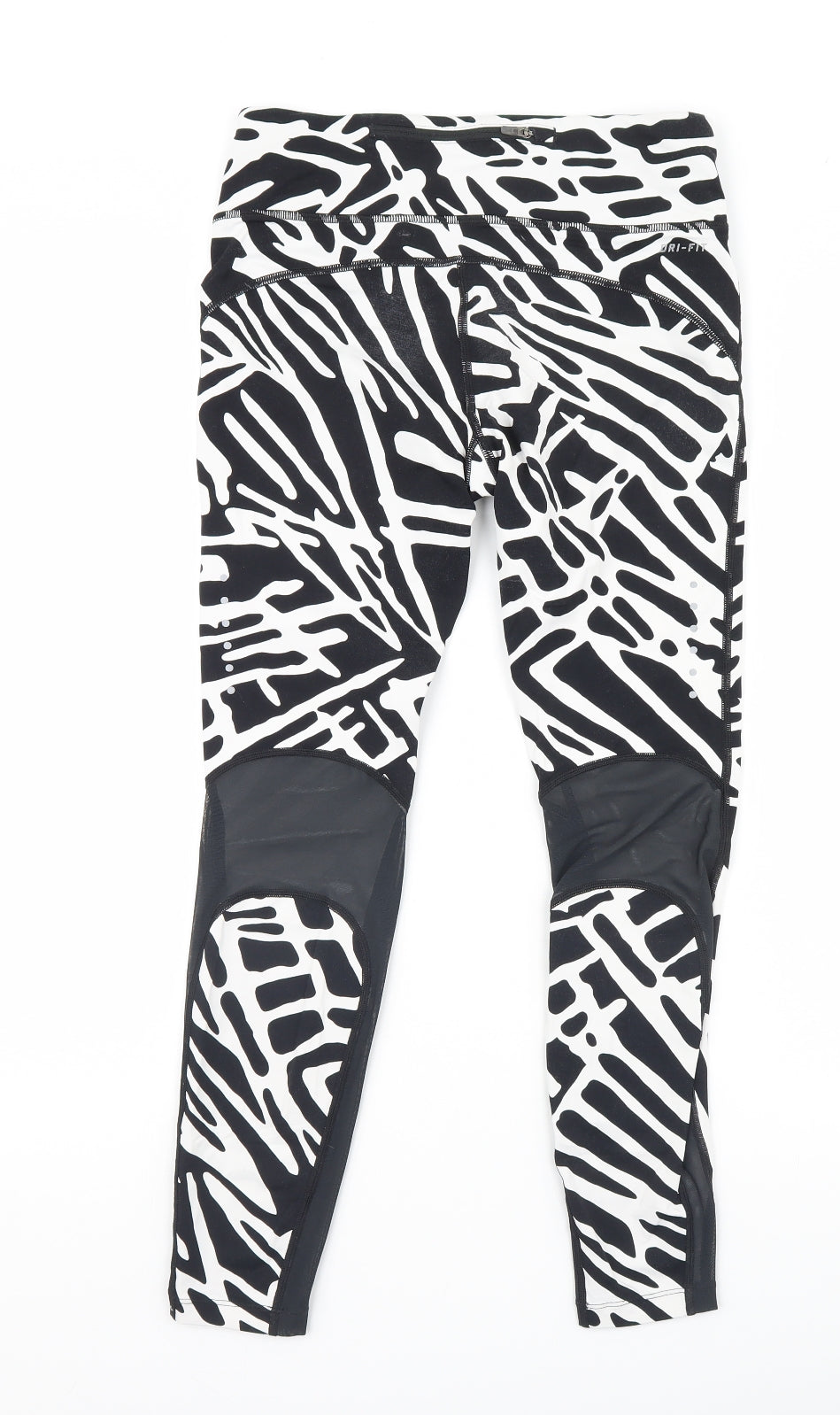 Nike Womens Ivory Animal Print  Compression Leggings Size L