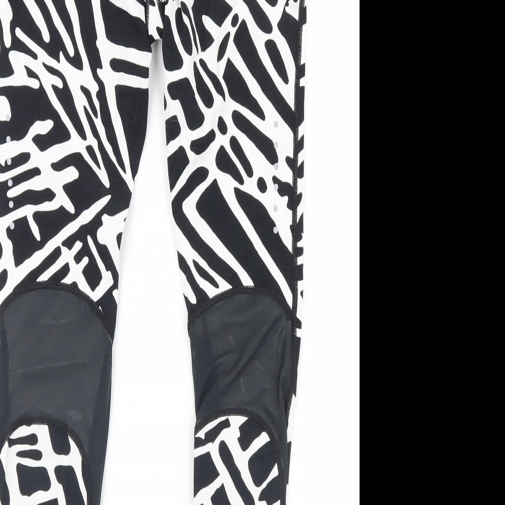 Nike Womens Ivory Animal Print  Compression Leggings Size L