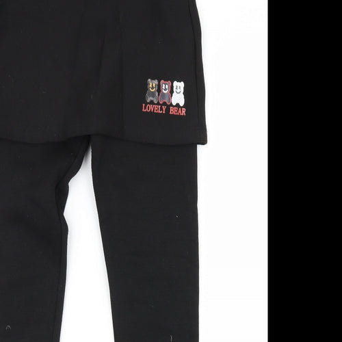 Preworn Womens Black   Jogger Trousers Size L
