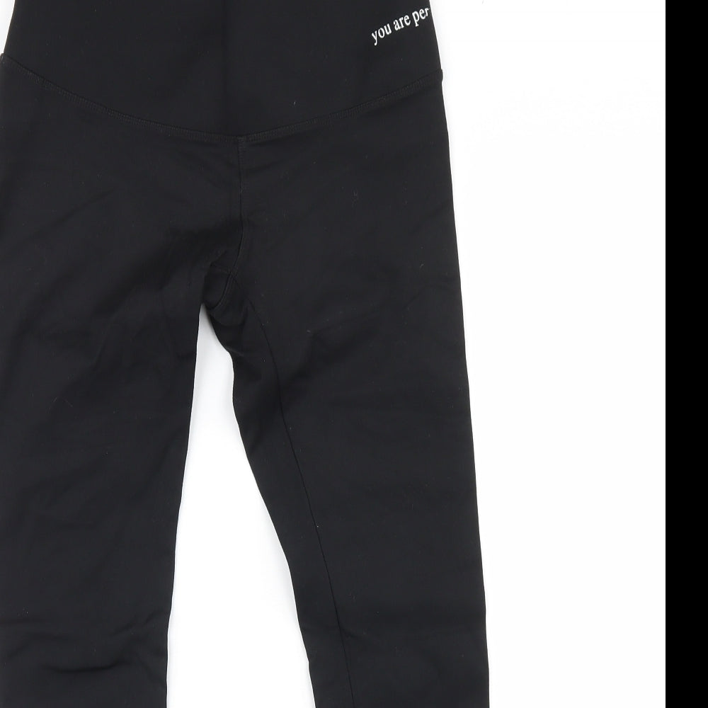 Preworn Womens Black   Compression Leggings Size L