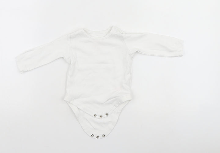 F&F Baby White Babygrow One-Piece Size 0-3 Months