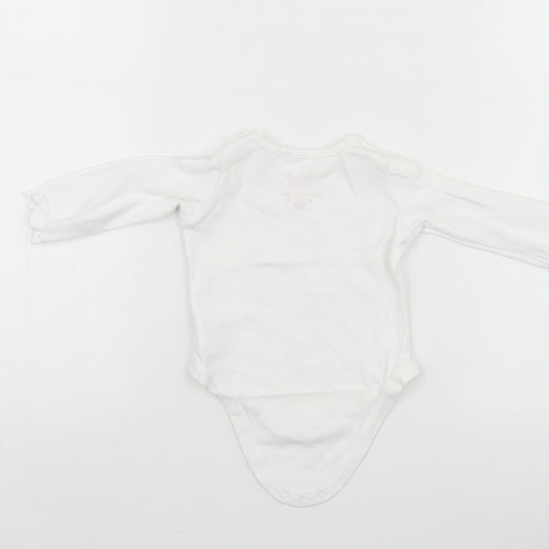 F&F Baby White   Babygrow One-Piece Size 0-3 Months