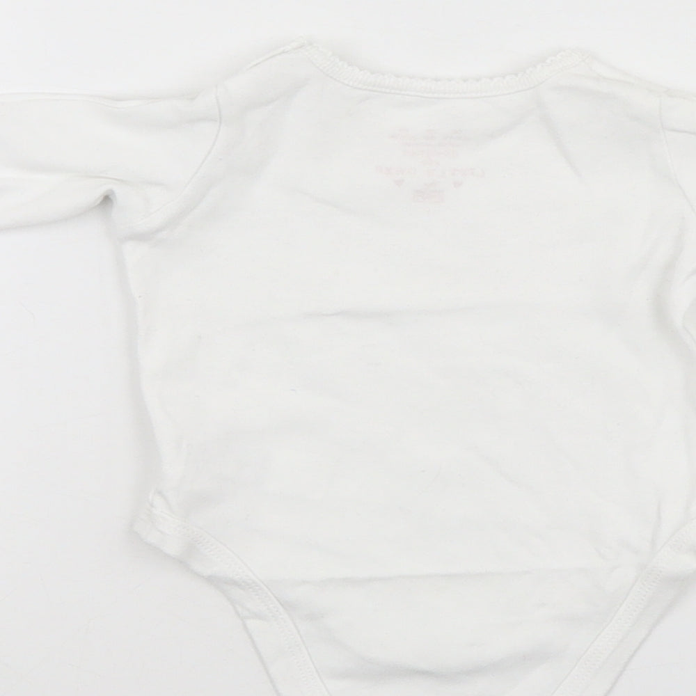 F&F Baby White   Babygrow One-Piece Size 0-3 Months