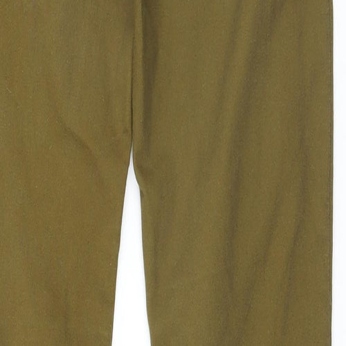 H&M Womens Green   Skinny Jeans Size 34 L29 in