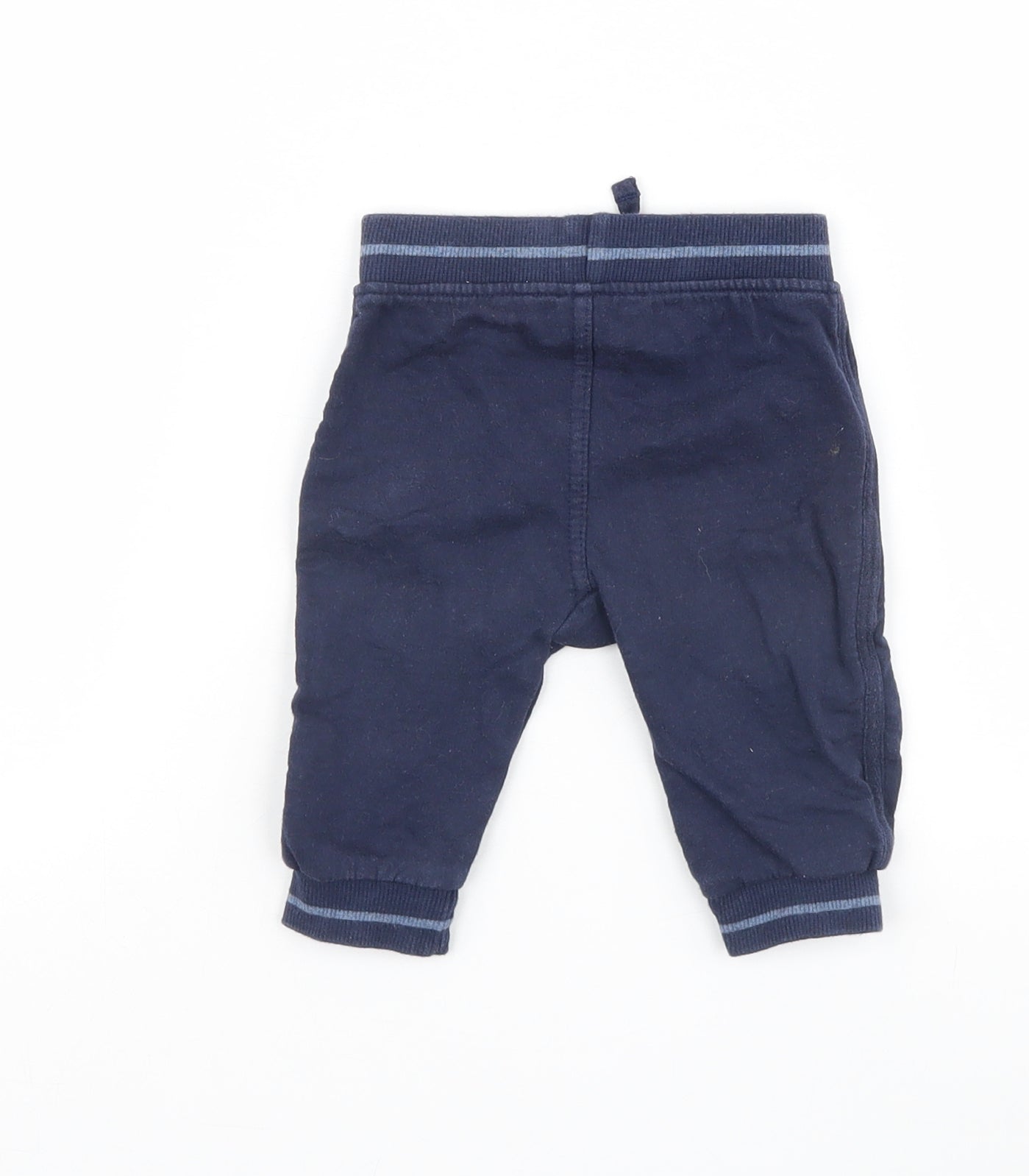 George Boys Blue   Jogger Trousers Size 3-6 Months