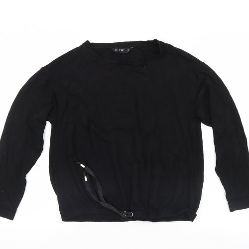 F&F Womens Black   Pullover Jumper Size 8