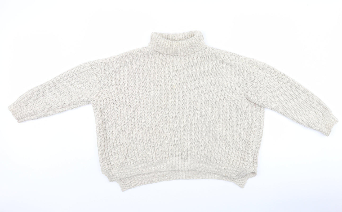 Zara Womens Beige   Pullover Jumper Size L