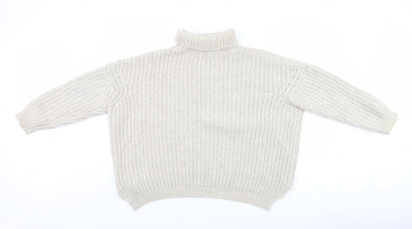 Zara Womens Beige   Pullover Jumper Size L