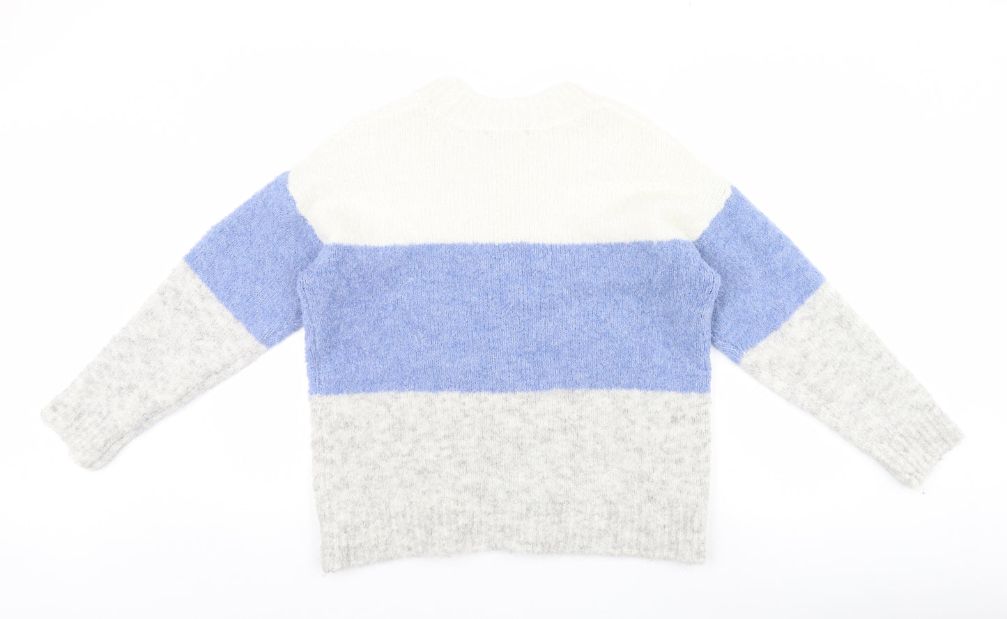 F&F Womens Multicoloured Striped  Pullover Jumper Size 8