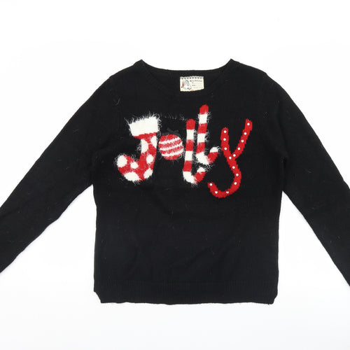 New Look Womens Black   Pullover Jumper Size 14