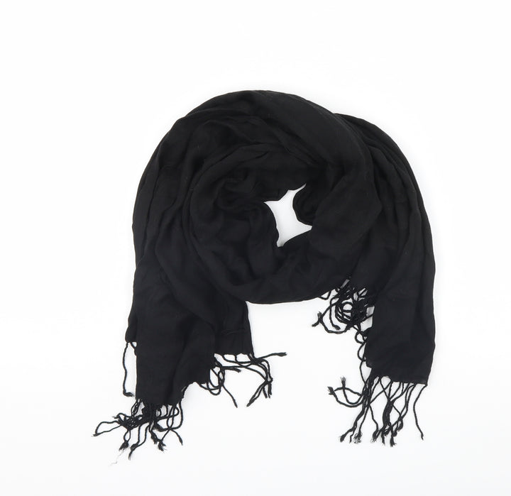 Preworn Womens Black    Scarf