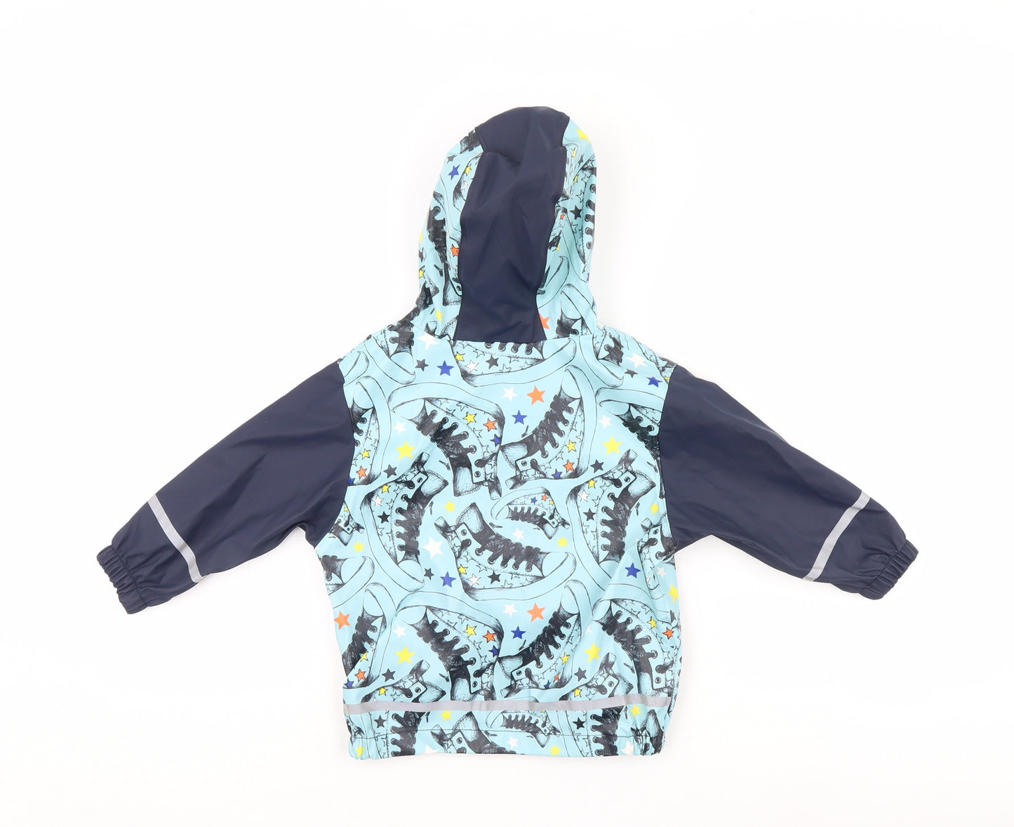 IUPILU Boys Blue   Rain Coat Coat Size 18-24 Months