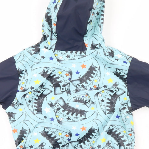 IUPILU Boys Blue   Rain Coat Coat Size 18-24 Months