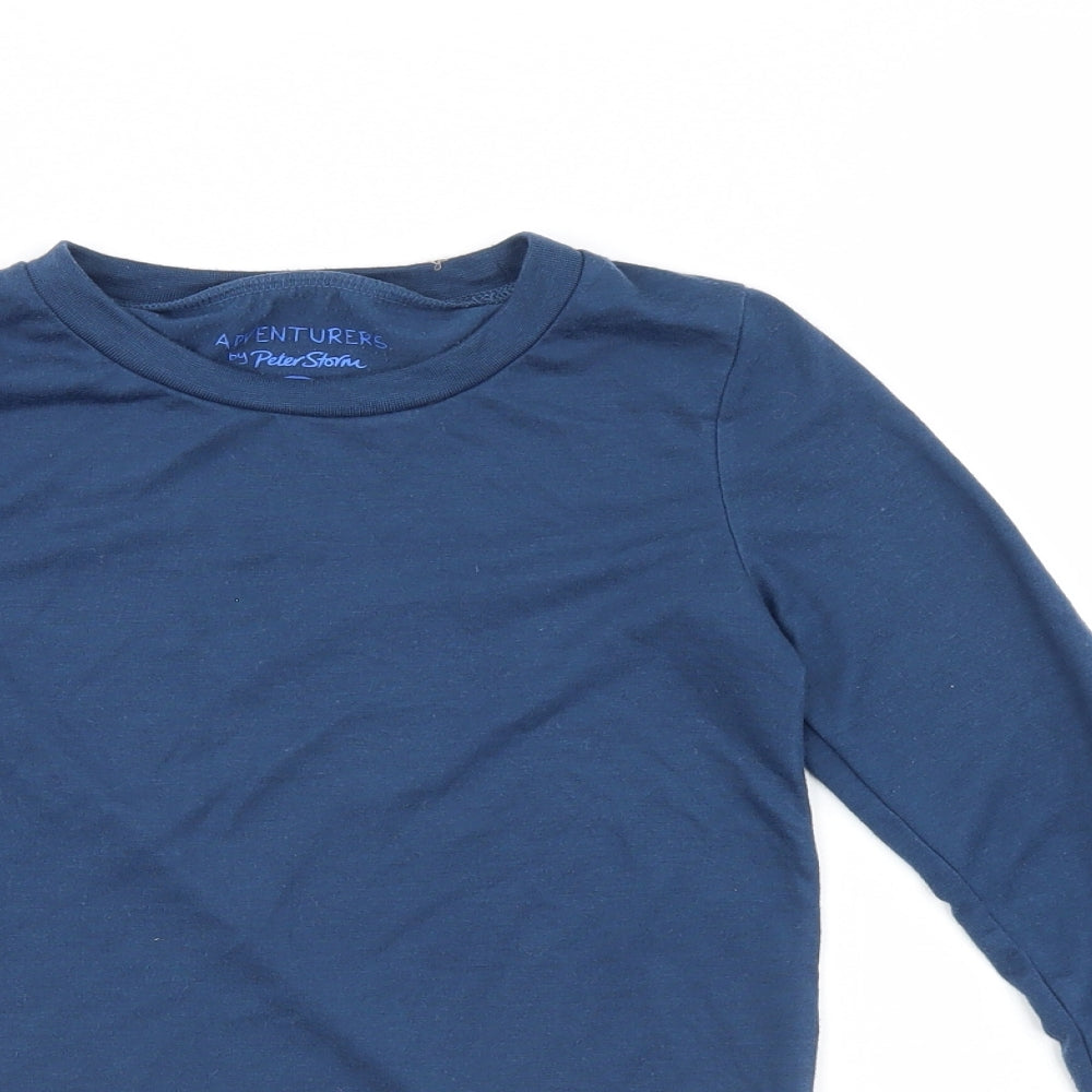 Peter Storm Boys Blue   Basic T-Shirt Size 9-10 Years