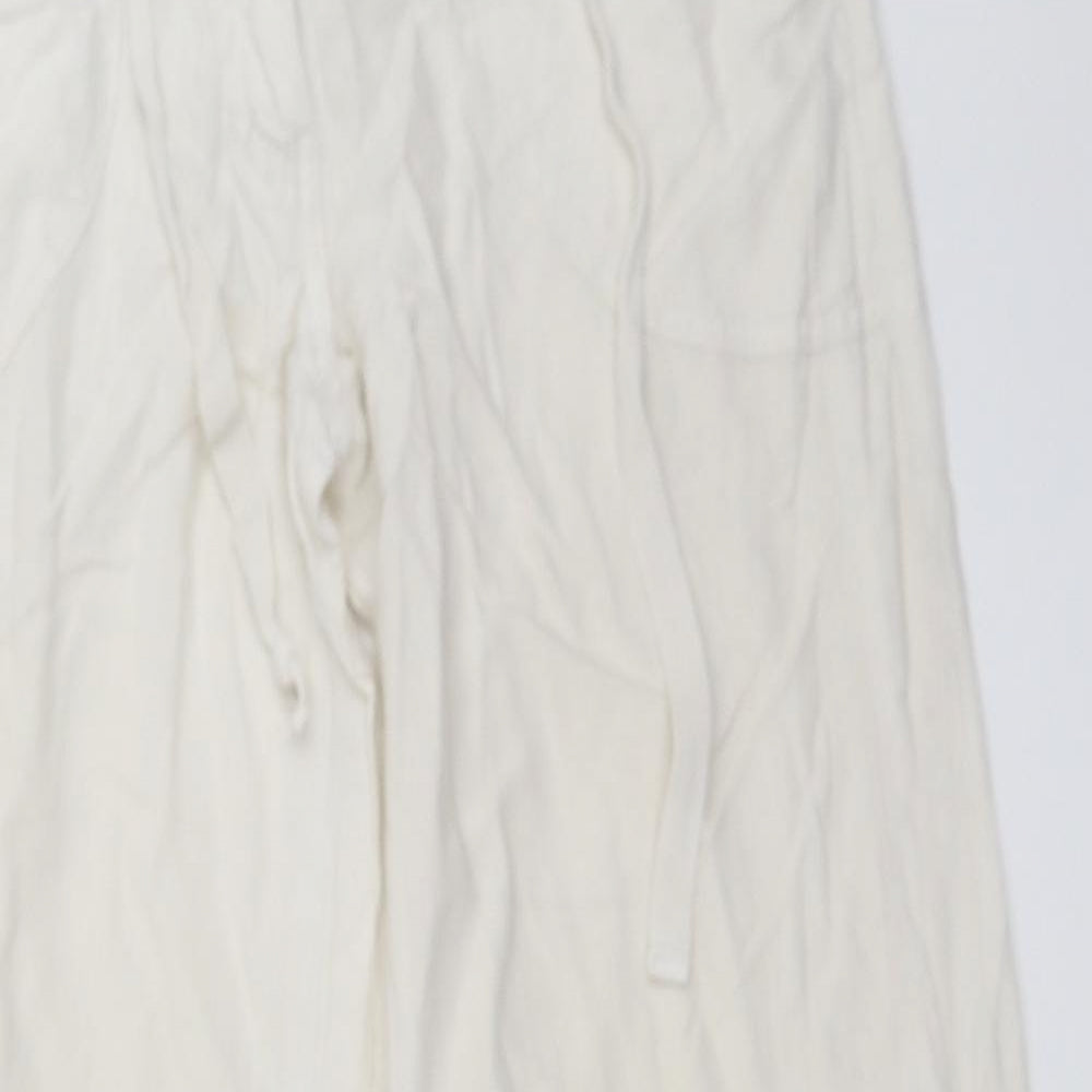 NEXT Womens White   Trousers  Size 10 L28 in