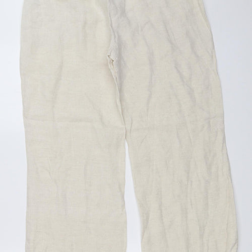 Per Una Womens Beige   Trousers  Size 14 L28 in