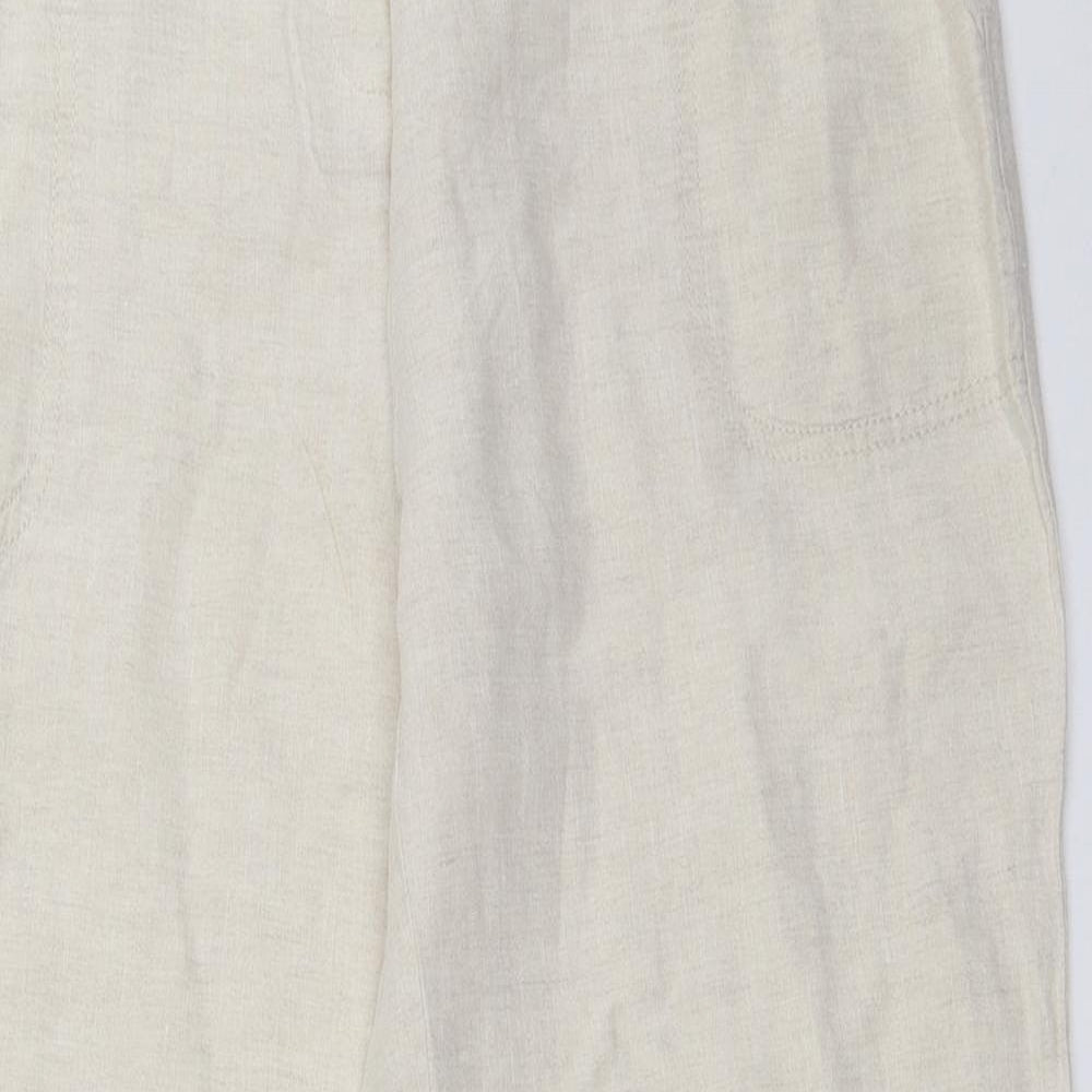 Per Una Womens Beige   Trousers  Size 14 L28 in