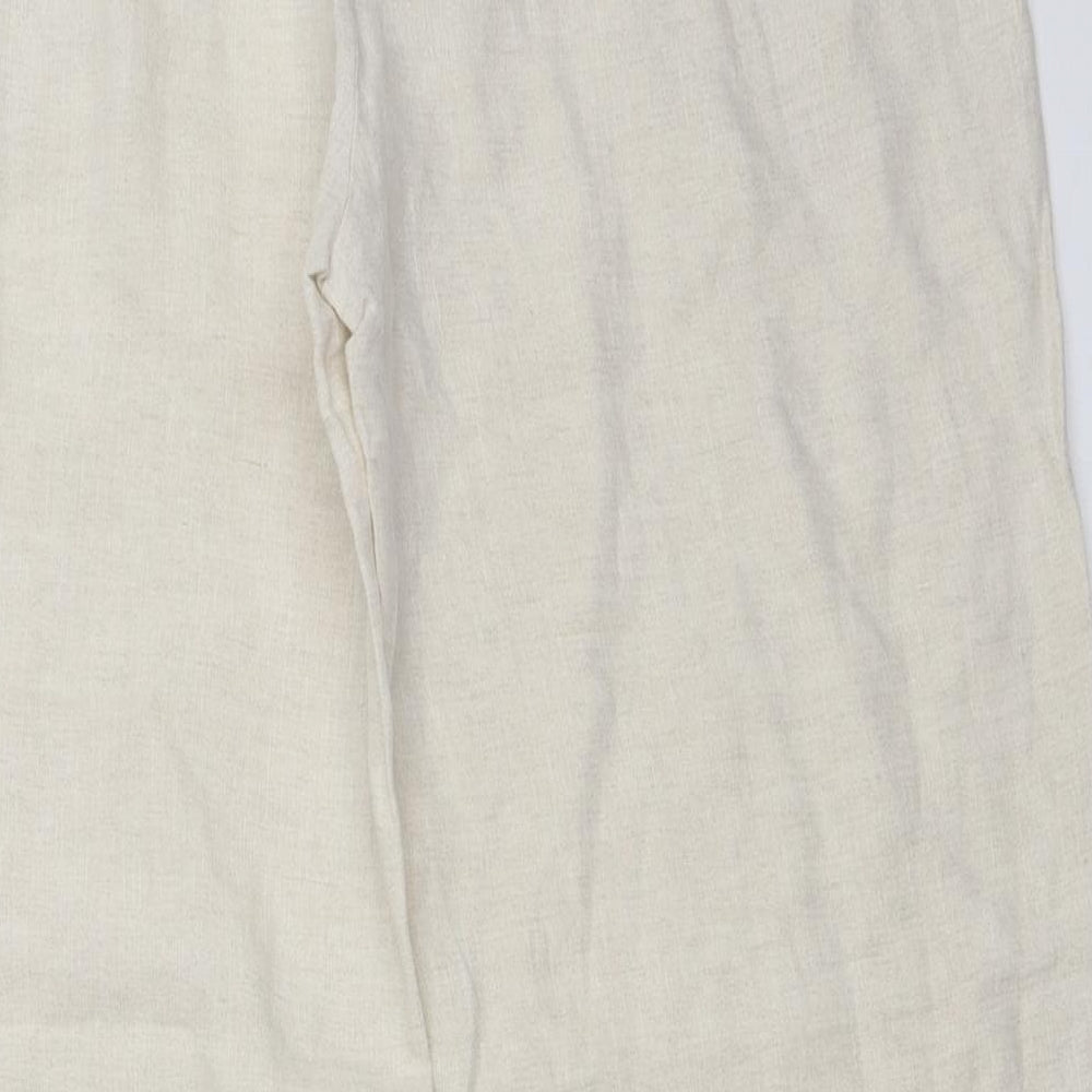 Per Una Womens Beige   Trousers  Size 14 L28 in