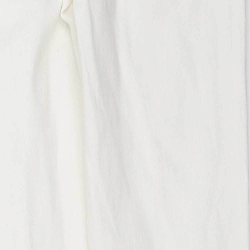 NEXT Womens White   Skinny Jeans Size 12 L28 in