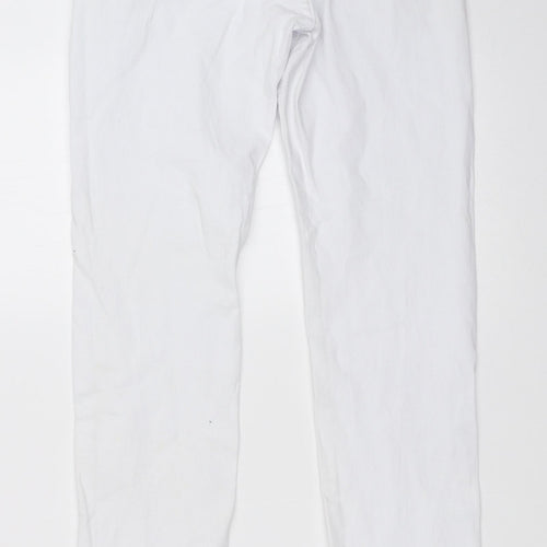 Preworn Womens White   Skinny Jeans Size 25 in L27 in