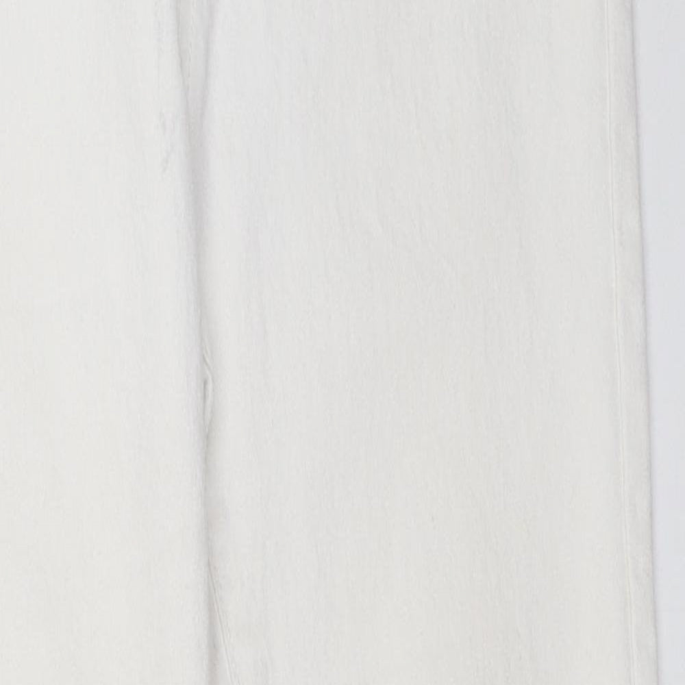 Portobello Punk Womens White   Skinny Jeans Size 14 L27 in