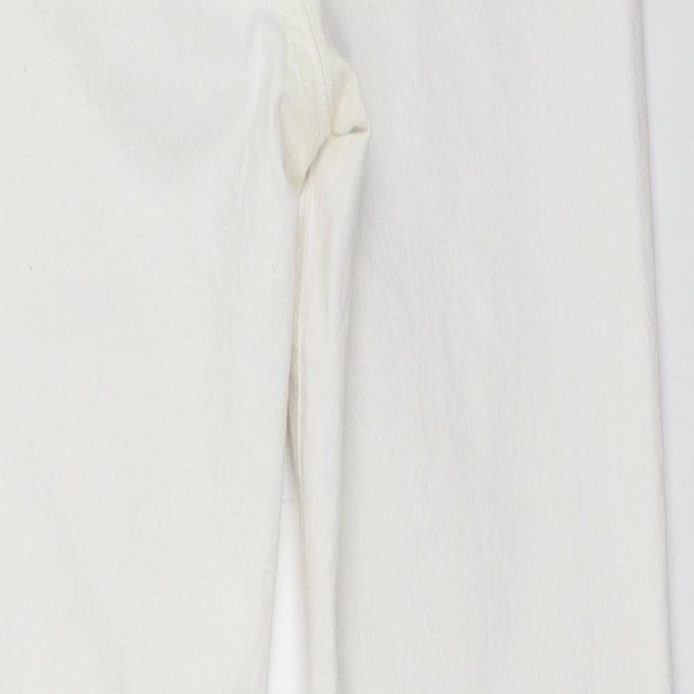 Portobello Punk Womens White   Skinny Jeans Size 14 L27 in