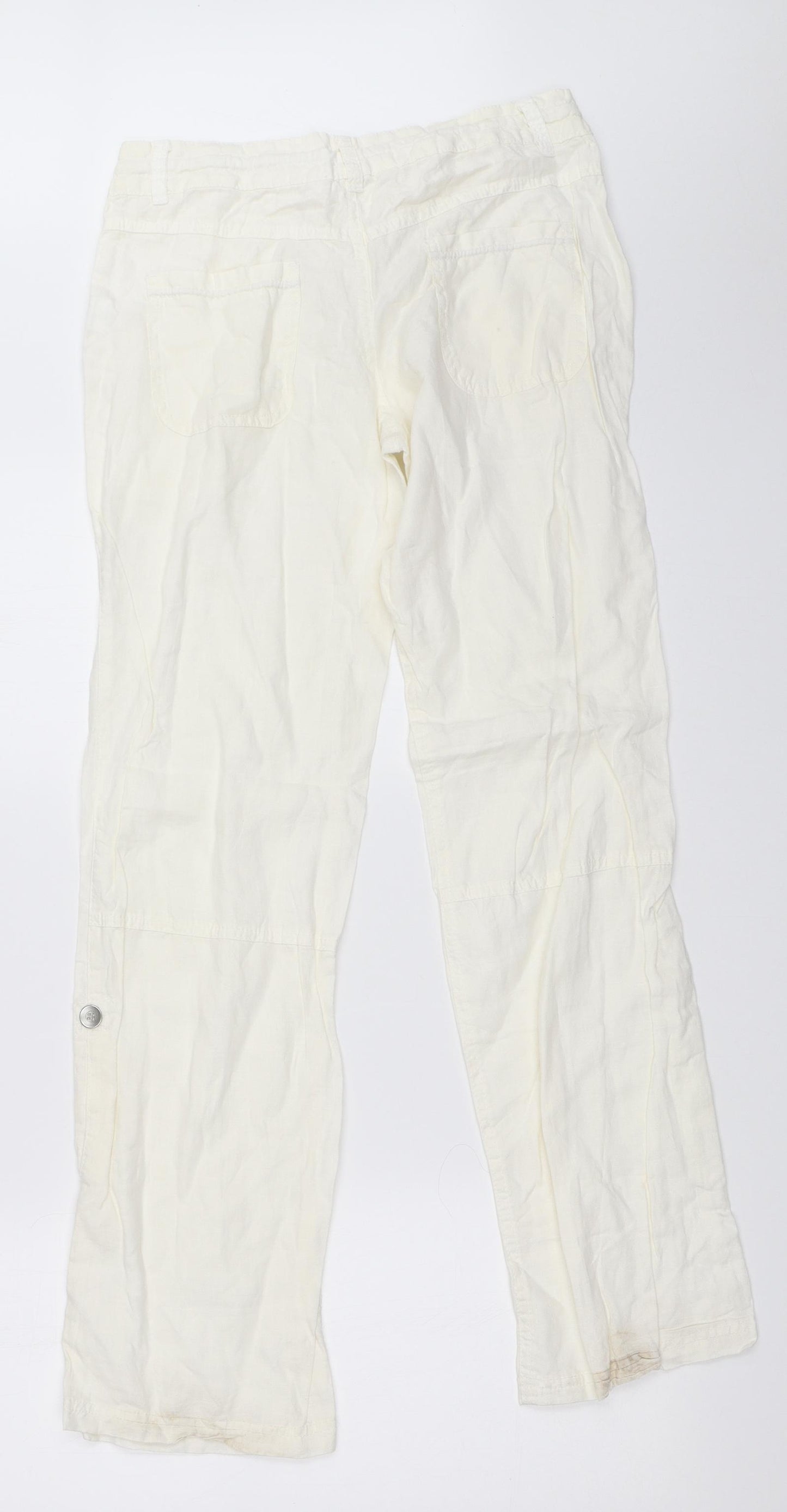 Atmosphere Womens White   Trousers  Size 8 L30 in