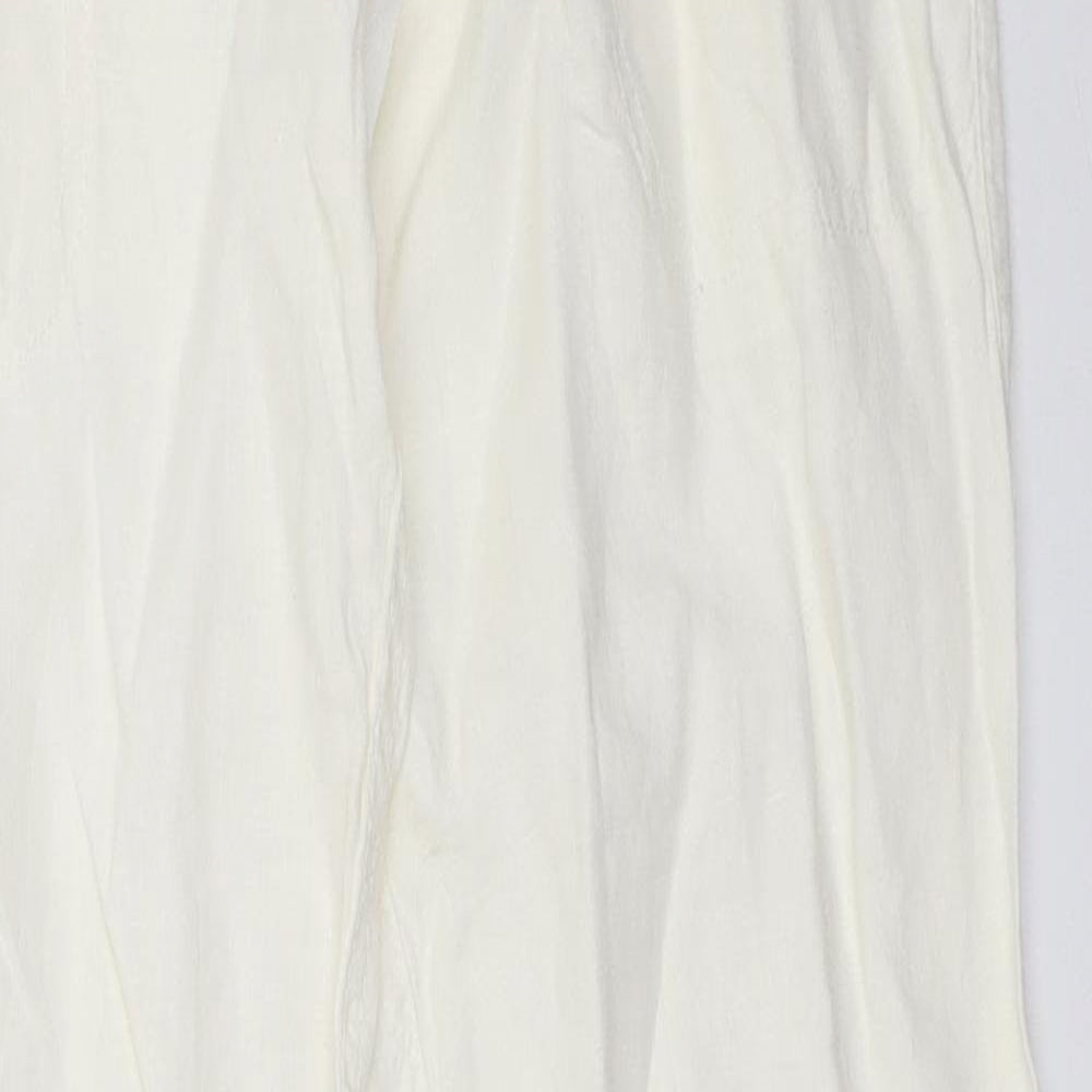 Atmosphere Womens White   Trousers  Size 8 L30 in