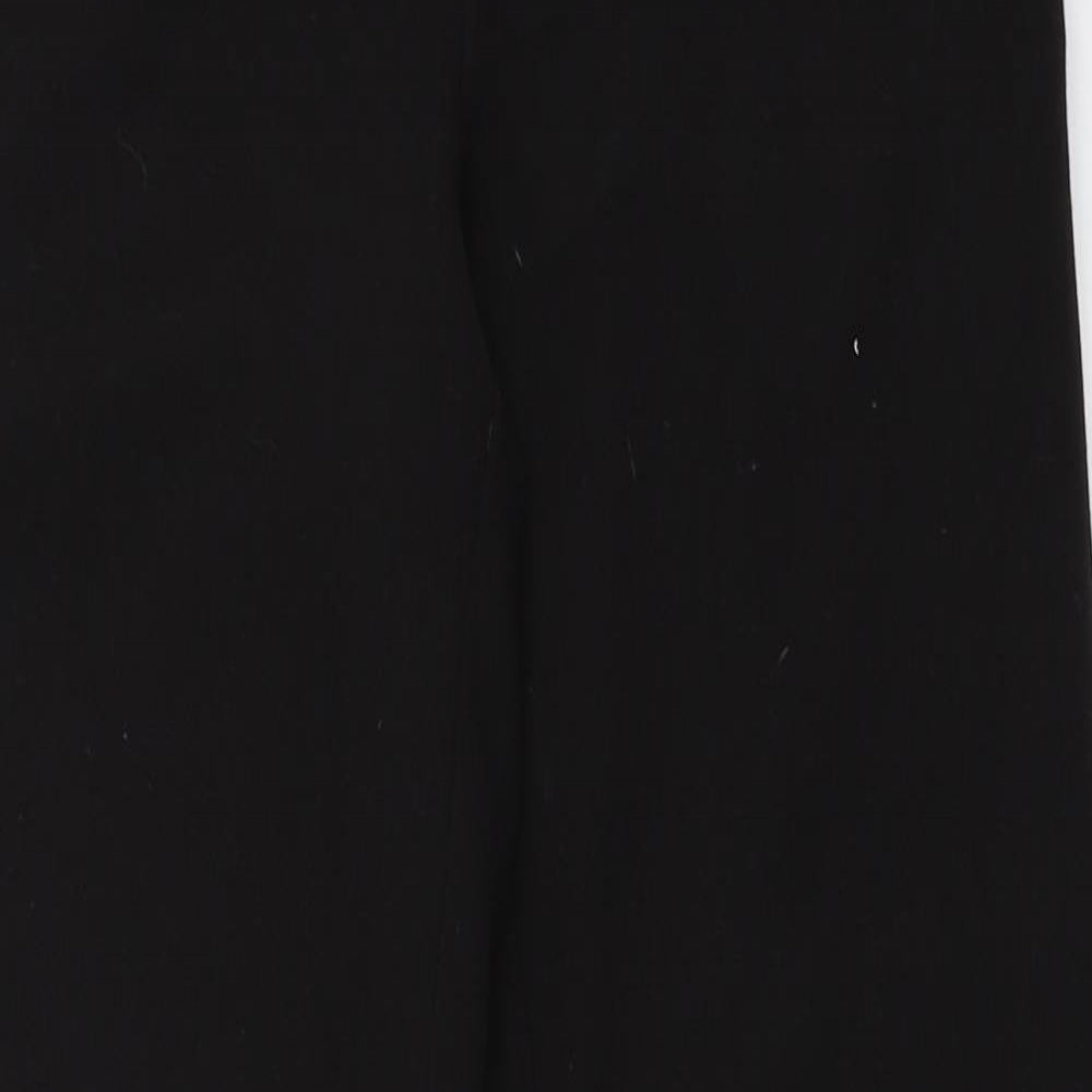Nutmeg Womens Black   Capri Trousers Size 10 L27 in