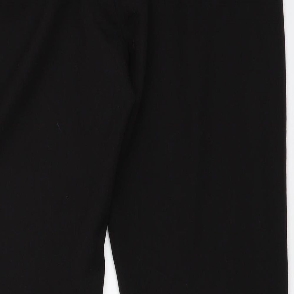 Nutmeg Womens Black   Capri Trousers Size 10 L27 in