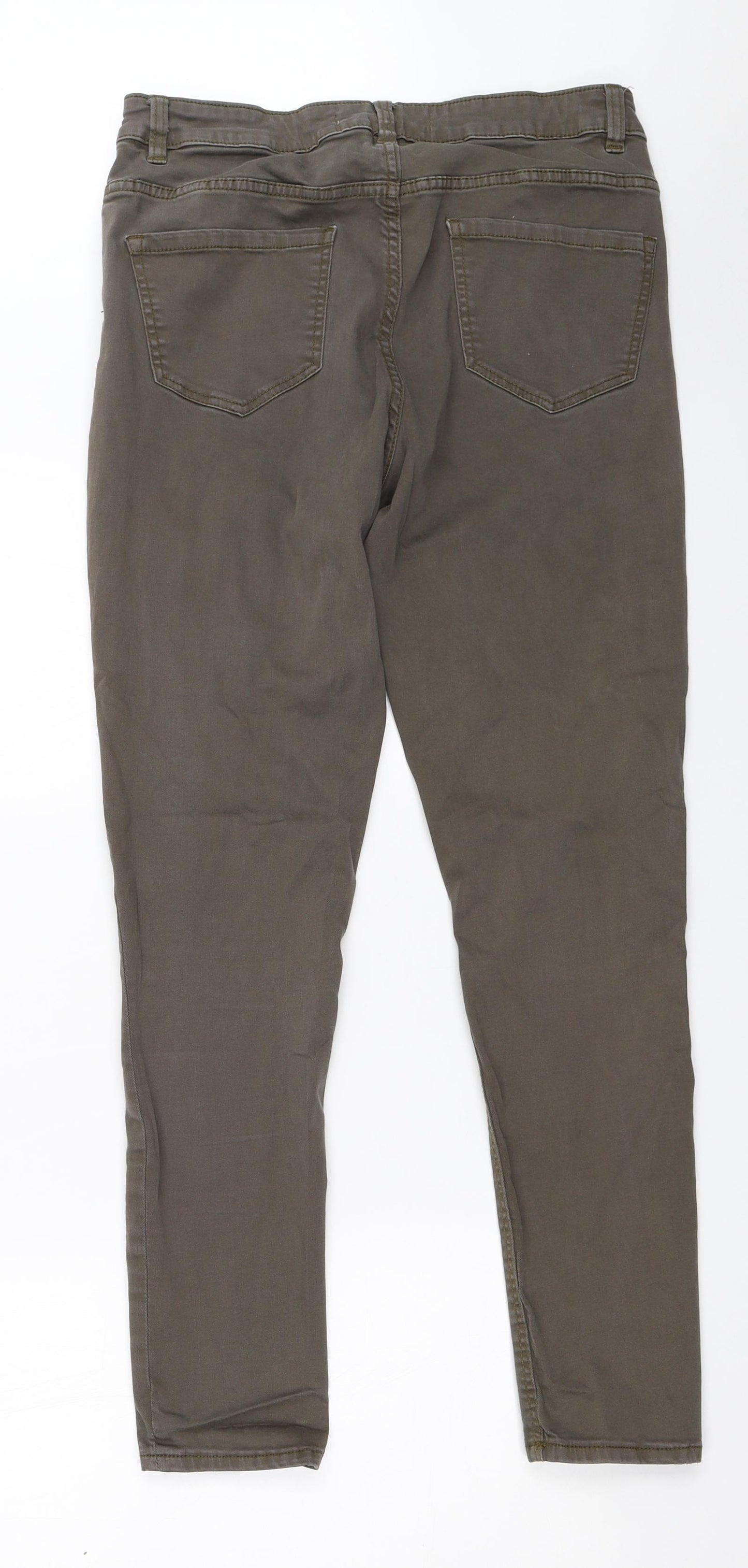 George Womens Green   Skinny Jeans Size 14 L28 in