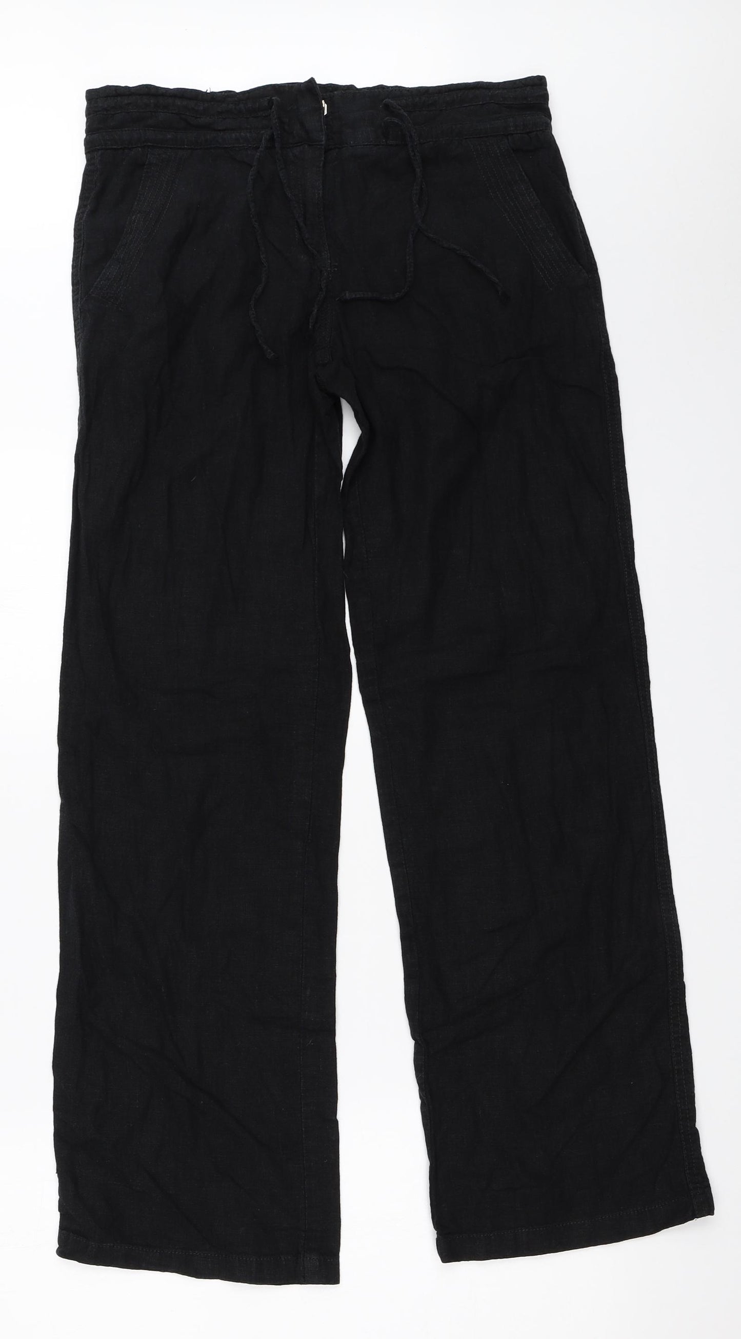 NEXT Womens Black   Trousers  Size 10 L30 in